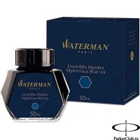 S0110790 Темно-синие чернила во флаконе  Waterman Ink Bottle Blue, Dark